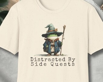Productivity Frog Wizard Shirt, Magic Fantasy RPG Gamer Gift, Multitasking Office Humor Shirt