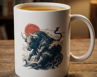Taza de café Bull Market, regalo para el escritorio del operador bursátil, decoración para la oficina del contable, taza para asesor financiero, regalo para amantes de las criptomonedas