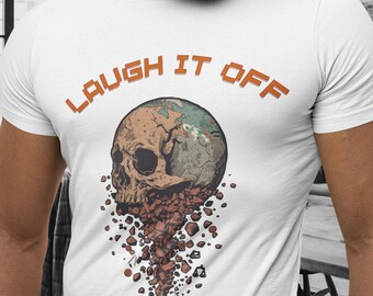 Camiseta World On Fire Skull, camiseta política de humor negro, camiseta satírica de la Tercera Guerra Mundial.