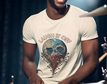 Laugh It Off Crumbling World T-Shirt | Political & Environmental Humor Tee