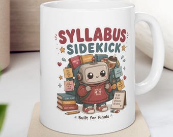 Taza divertida para estudiantes universitarios, taza de café para la semana de exámenes finales, regalo sarcástico para tareas escolares, regalo de graduación.