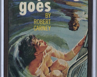 Pulp Paperback Magnet 3 x 4 inch campy cover art mature anything goes