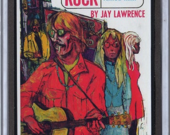 Pulp Paperback Magnet 3 x 4 inch campy cover art mature HARD ROCK