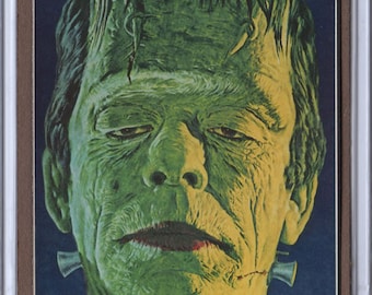 Classic Monster Magnet 3 x 4 inch campy cover art mature FRANKENSTEIN