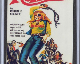 Pulp Paperback Magnet 3 x 4 inch campy cover art mature The HELLCATS