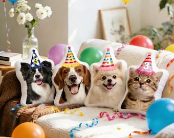 Almohada personalizada para mascotas a partir de una foto, regalo conmemorativo para mascotas, almohada conmemorativa para perros, almohada con forma 3D, regalo de condolencia por la pérdida de una mascota, peluche con forma de mascota, cojín de recuerdo.