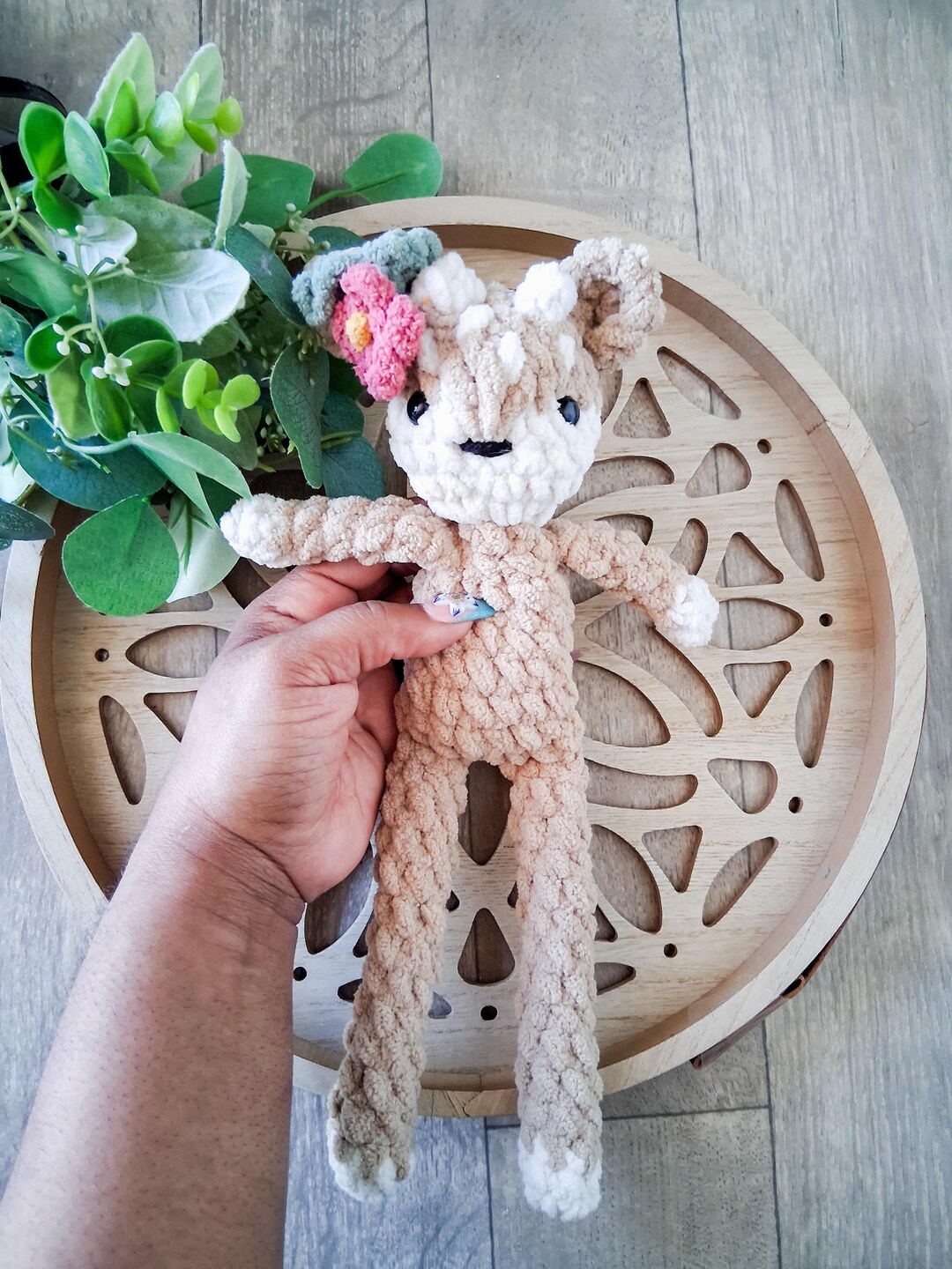 Fawn Crochet Fable Friend | Crochet Fawn | Handmade Deer Fable | Deer ...