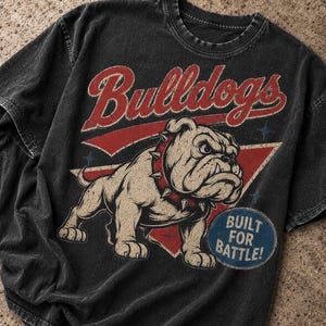 Custom 50’s Vintage School Mascot PNG | Personalized Team Mascot Shirt Design | Custom Football Mascot | Sublimation PNG | Digital Download image 3