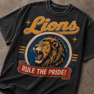 Custom 50’s Vintage School Mascot PNG | Personalized Team Mascot Shirt Design | Custom Football Mascot | Sublimation PNG | Digital Download image 6