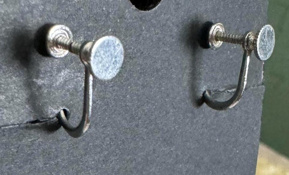 Vintage Old Hollywood Drop Earrings - Etsy