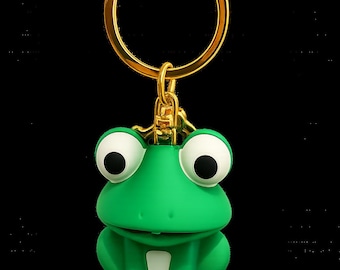 Coquí Frog Sound Keychain | Puerto Rican Souvenir Gift
