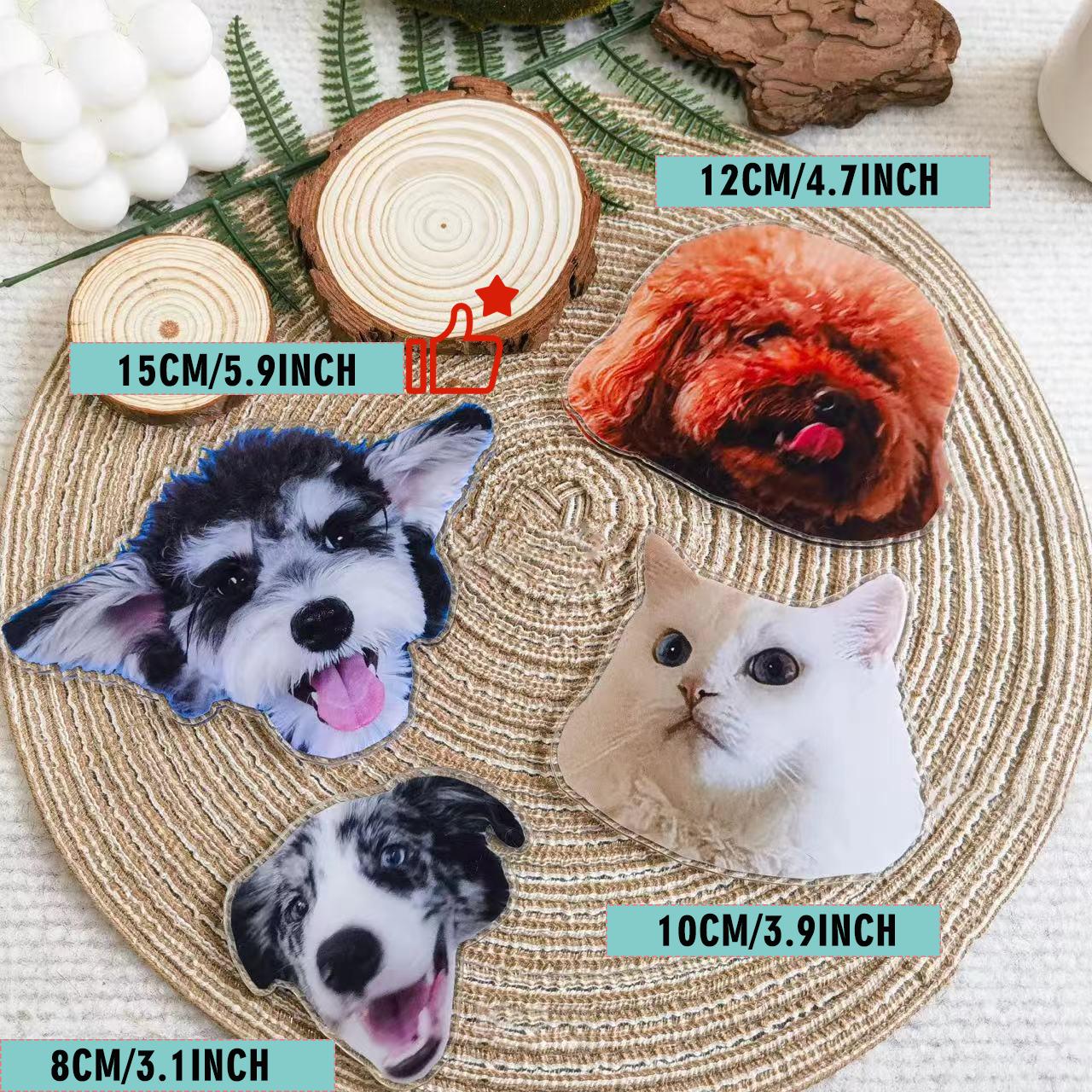 🐾BUY 2 FREE SHIPPING🐾Custom Pet Coasters,Personalized Dog Cat Coasters,Photo Coasters,Design Home Mug,Wedding Birthday Christmas Gift,Custom Drink Anniversaries