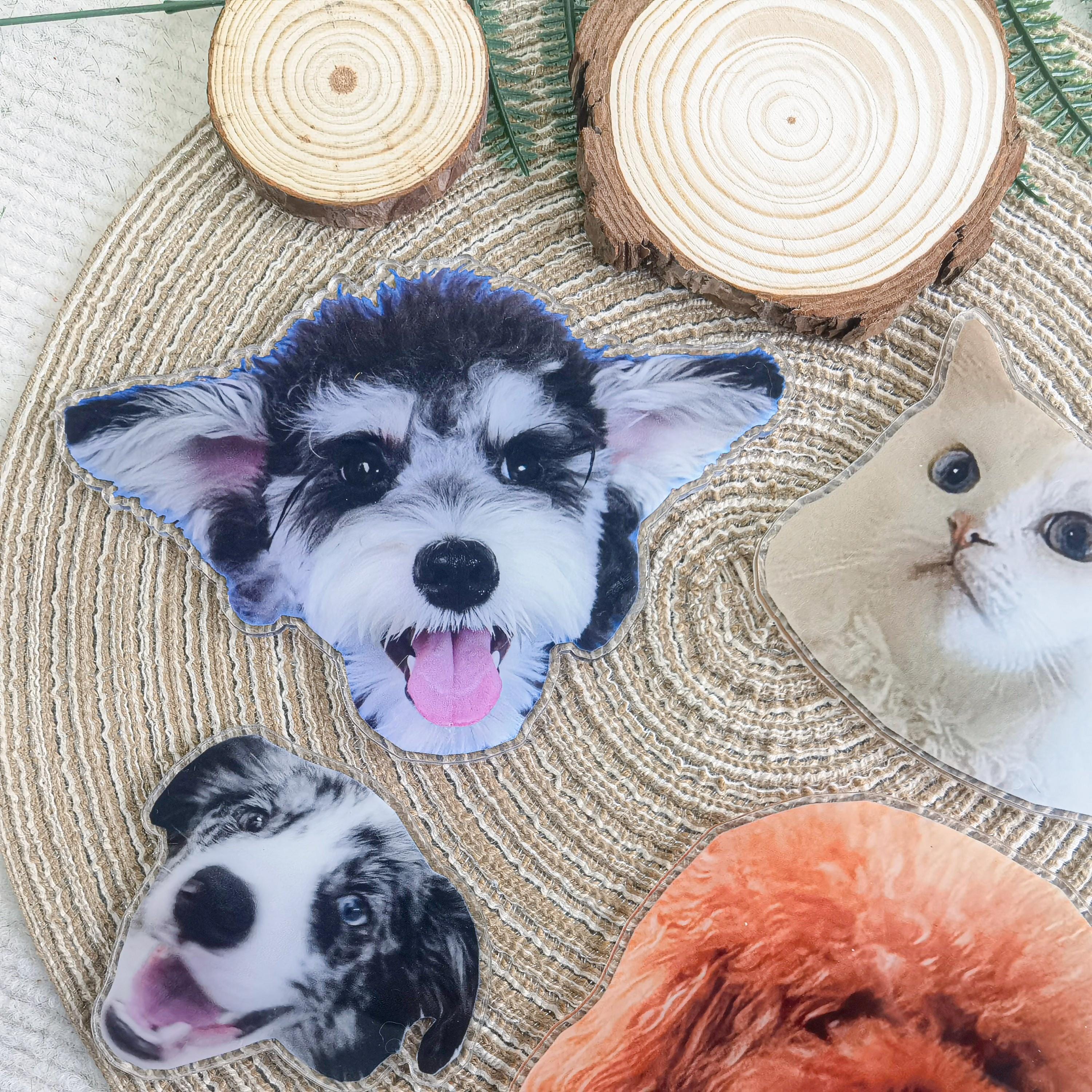 🐾BUY 2 FREE SHIPPING🐾Custom Pet Coasters,Personalized Dog Cat Coasters,Photo Coasters,Design Home Mug,Wedding Birthday Christmas Gift,Custom Drink Anniversaries
