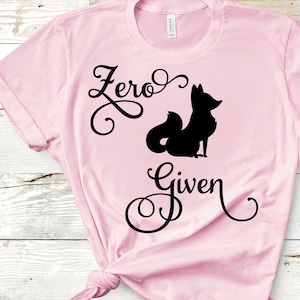 Zero Fox Given SVG, Funny Fox svg, Fox Sake PNG, Cute Fox Cut File, Leopard Fox png, Fox Shirt File, Cricut Svg, Silhouette Cameo svg