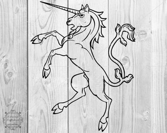 Unicorn SVG, Steigerende Eenhoorn SVG, Fantasie Paard Svg, Unicorn PNG Afdrukbaar, Steigerende Eenhoorn Laser Cutter Ontwerp, Pegasus Cricut Ontwerp