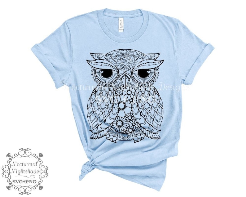 Download Clip Art Floral Owl Png Printable Owl Silhouette Owl Mandala Svg Cricut Svg Owl Svg Exotic Bird Svg Cut File For Shirt Zentangle Owl Svg Art Collectibles