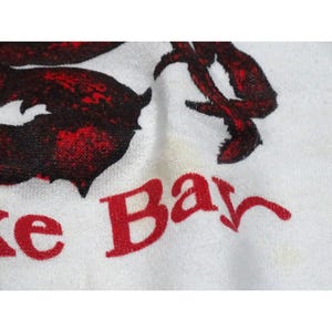 Vintage Chesapeake Bay Crab Sweatshirt, Annapolis Maryland Souvenir, Small Size, Nautical Beachy Aesthetic image 2