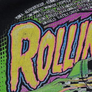 Vintage Grave Digger Monster Jam T-Shirt 90s Monster Truck Graphic Tee - Retro Racing Shirt Black Distressed Streetwear image 8