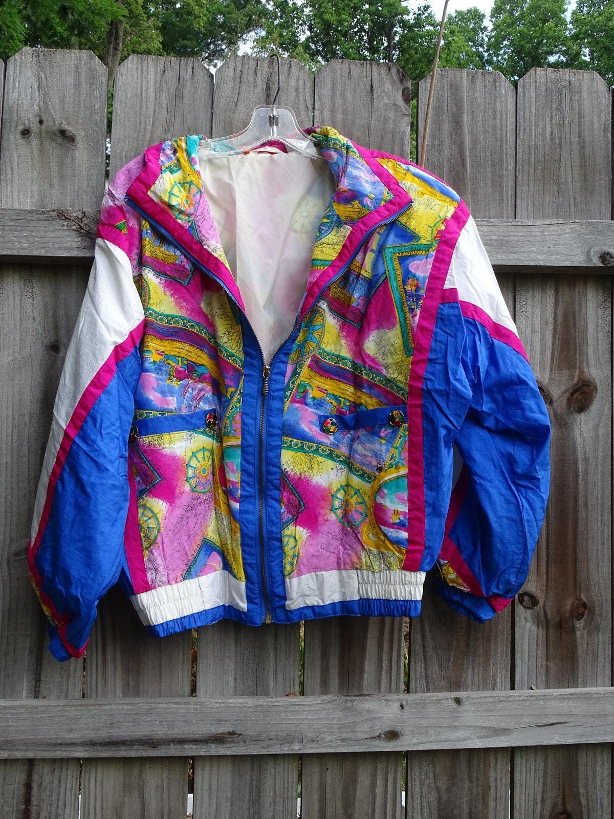 80s Shell Jacket - Etsy