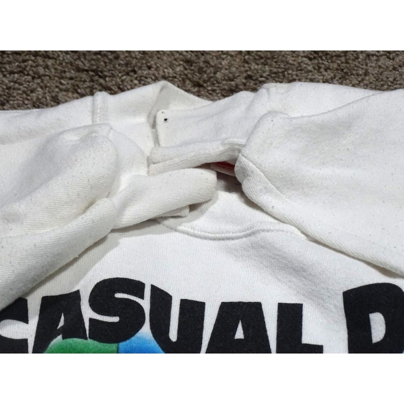 Vintage 90s Dilbert "Casual Day" Sweatshirt Softwear Corporate Humor Crewneck XL, Made in USA image 7