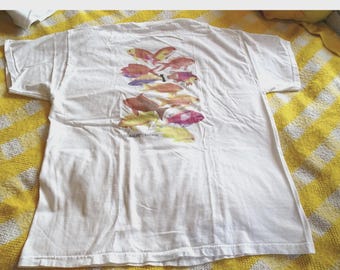 Vintage 90s Coralife Anthias Aquarium Promo T Shirt Mens XL Cream Graphic 23x27