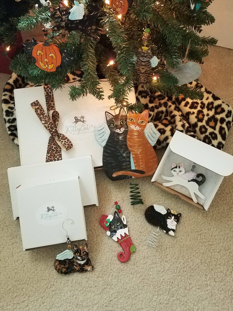 Siamese Cat Ornament Personalized Cat Gift Cat Lover Gift Etsy