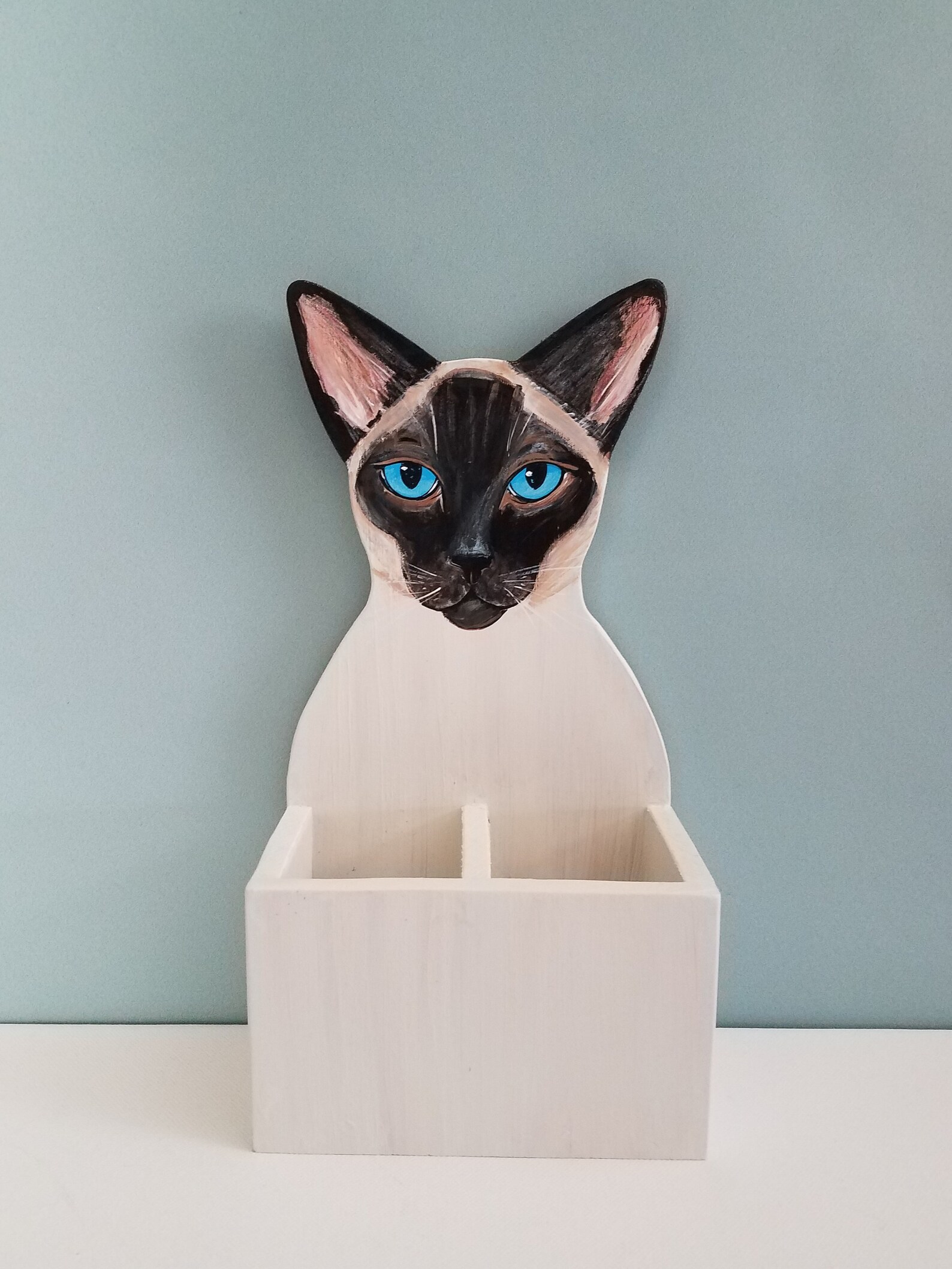 Custom Cat Pencil Holder Cat Desk Accessory Cat Lover Gift Etsy