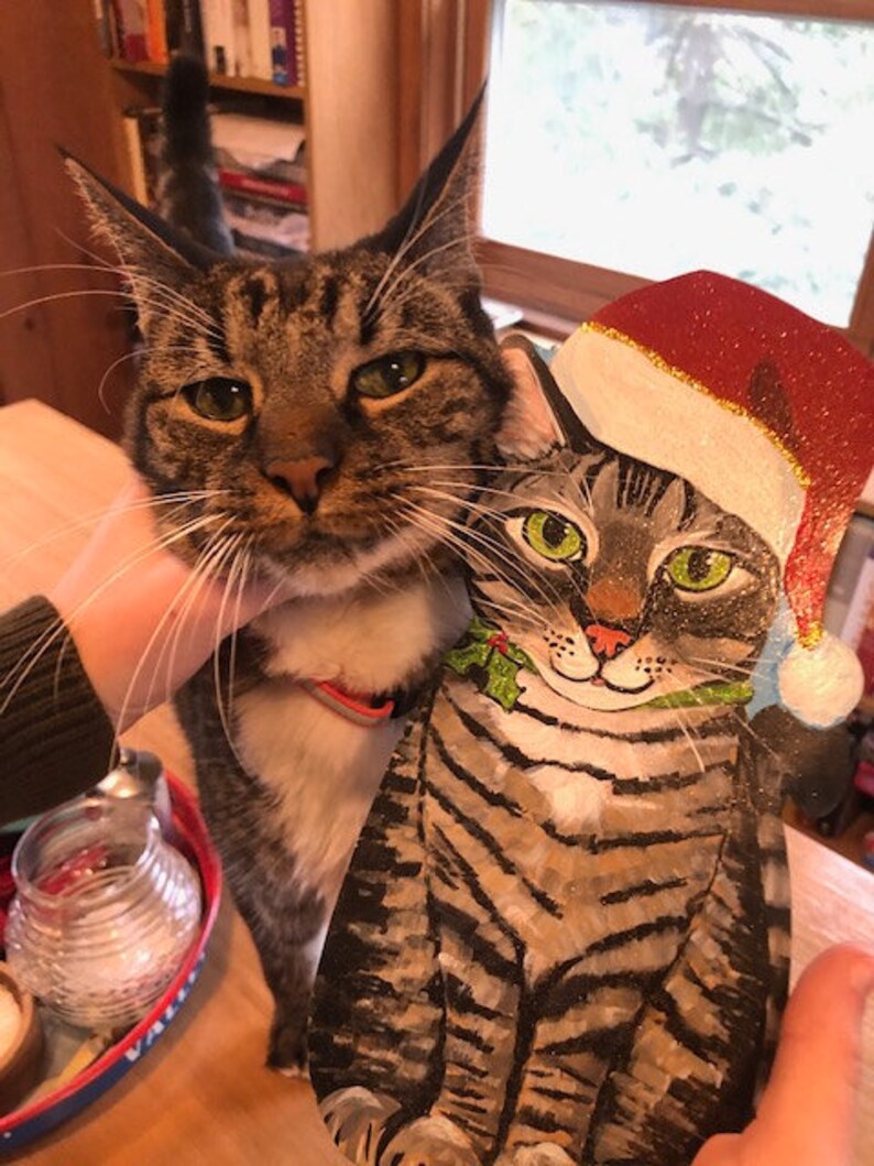 Custom Cat Tree Topper Cat Memorial Gift Cat Angel Etsy