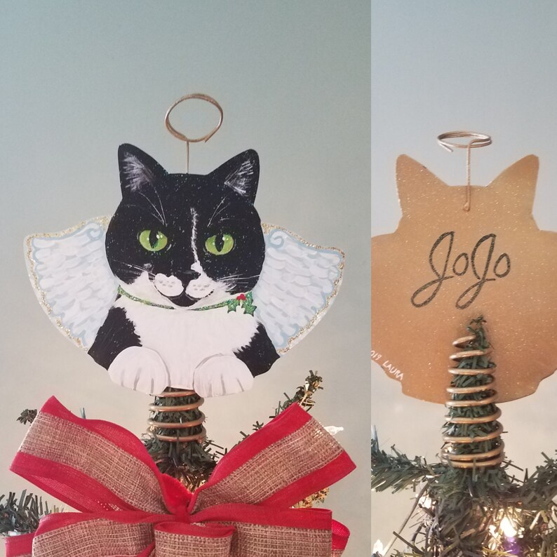 Custom Cat Tree Topper Personalized Cat Cat Memorial Gift Etsy