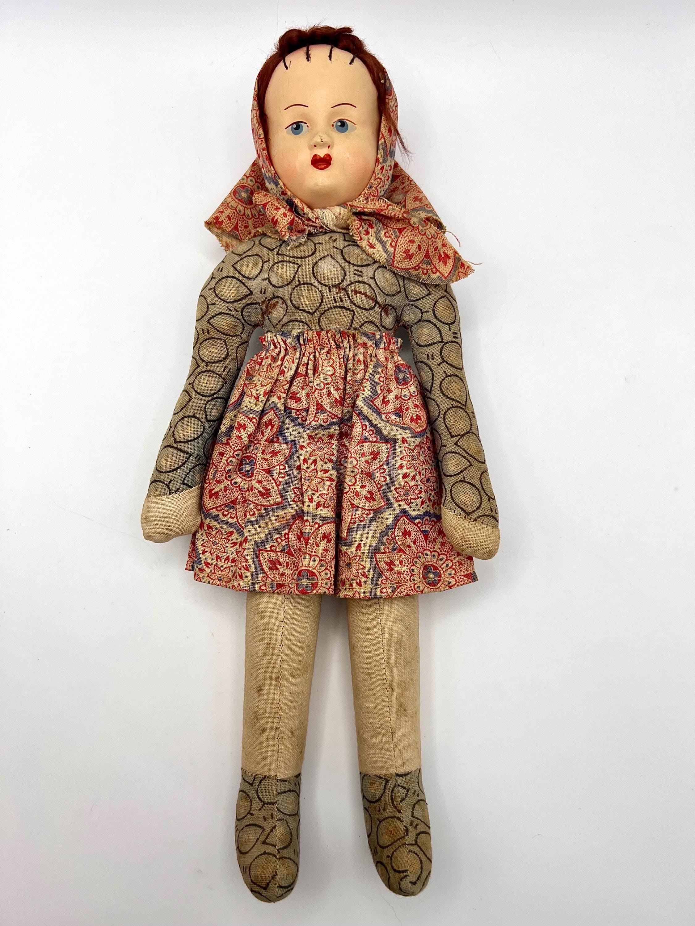 POUPÉE ALLEMANDE BEBE caractere yeux riboulants 40 cm Old German doll