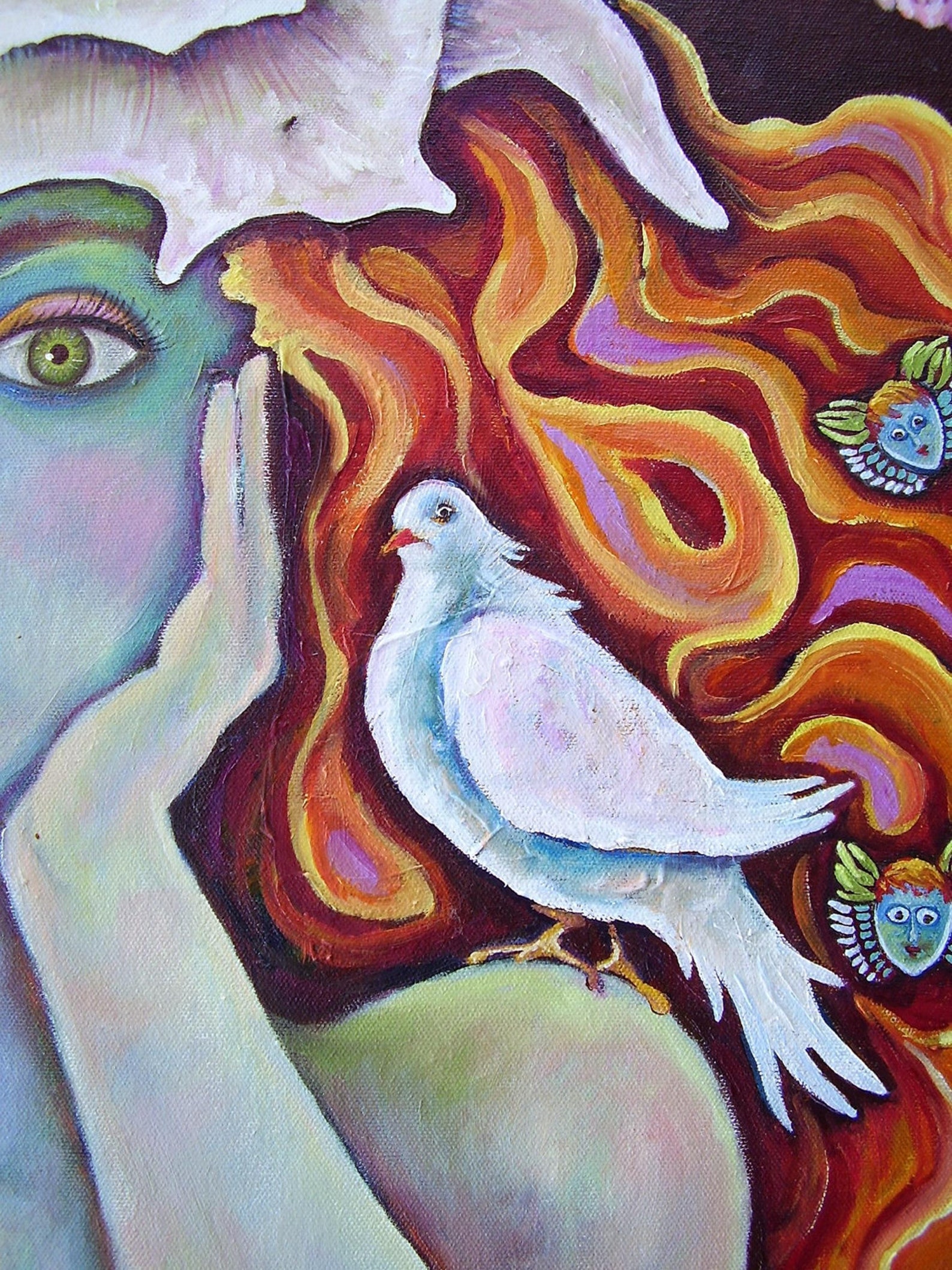 Aphrodite II ORIGINAL Oil Painting by Dee Sprague Etsy