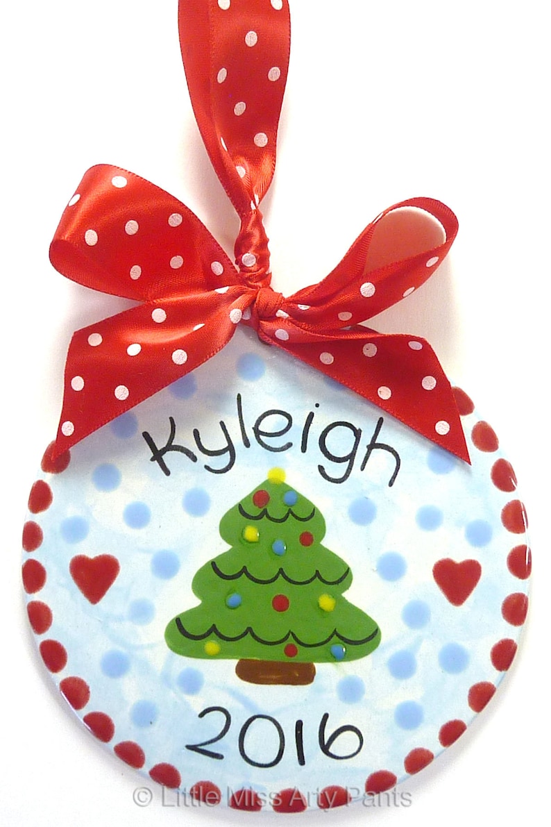 Personalized Christmas Ornament Ceramic Christmas Ornaments  Etsy