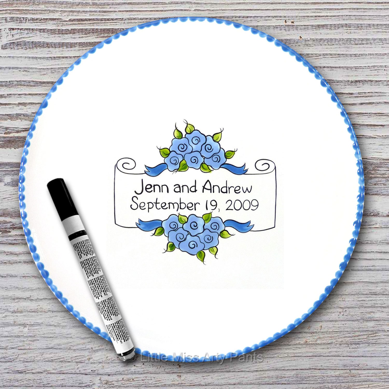 Personalized Wedding Signature Plate Guest Book Plate Etsy