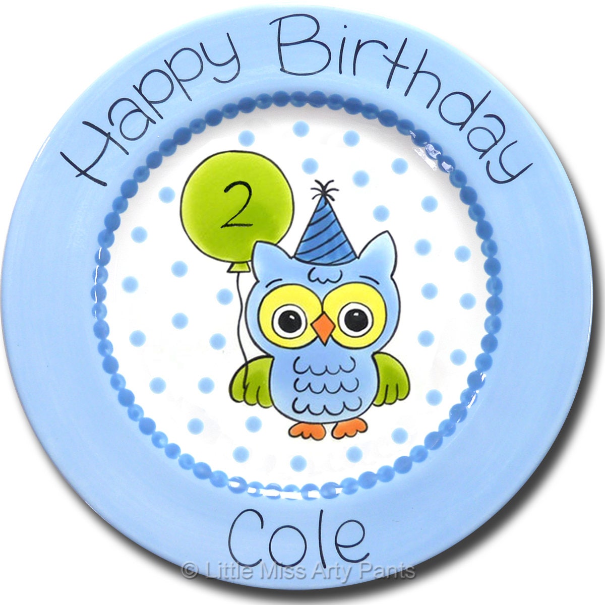 Personalized Birthday Plates Happy Birthday Plate 1st Etsy