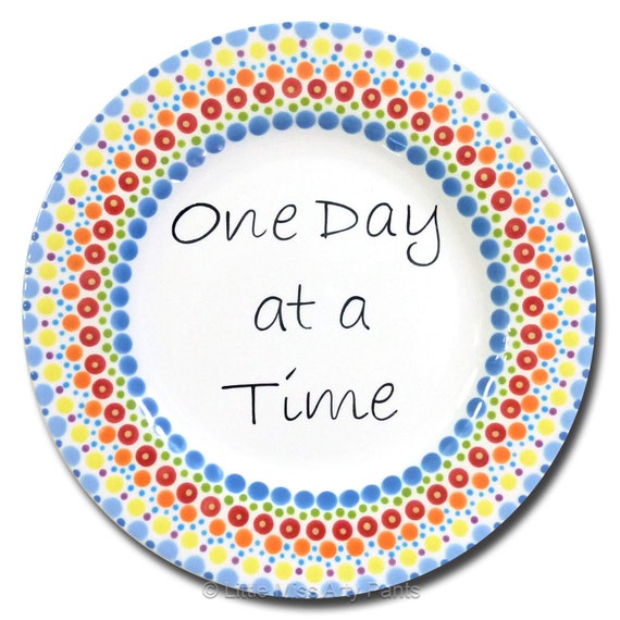 Universe Color One Day At A Time Medallion Sun Moon Earth Serenity Prayer Chip