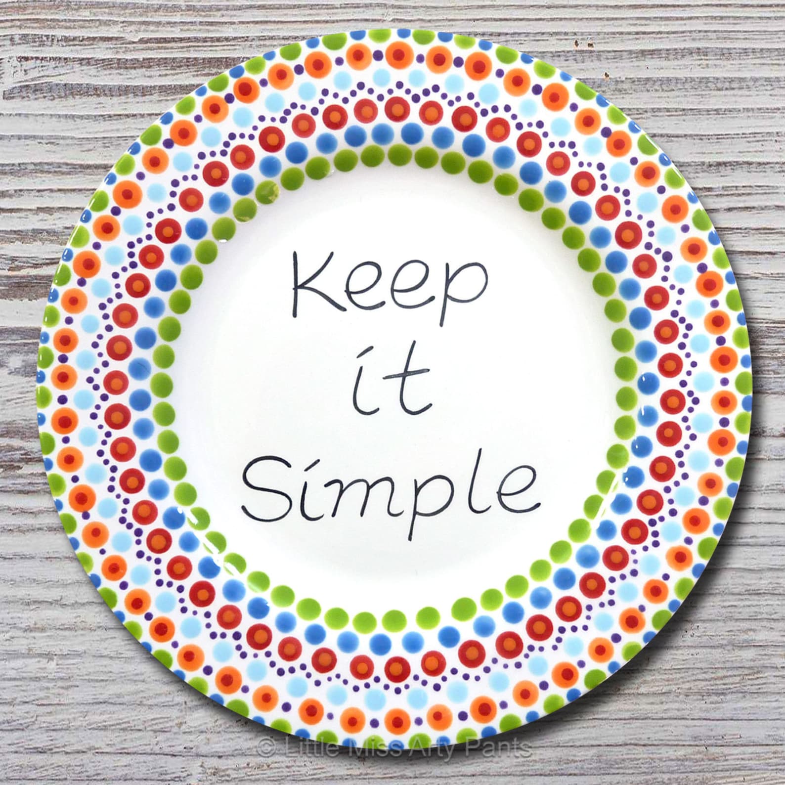AlAnon AA Alcoholics Anonymous Slogan 4 Plate set Etsy