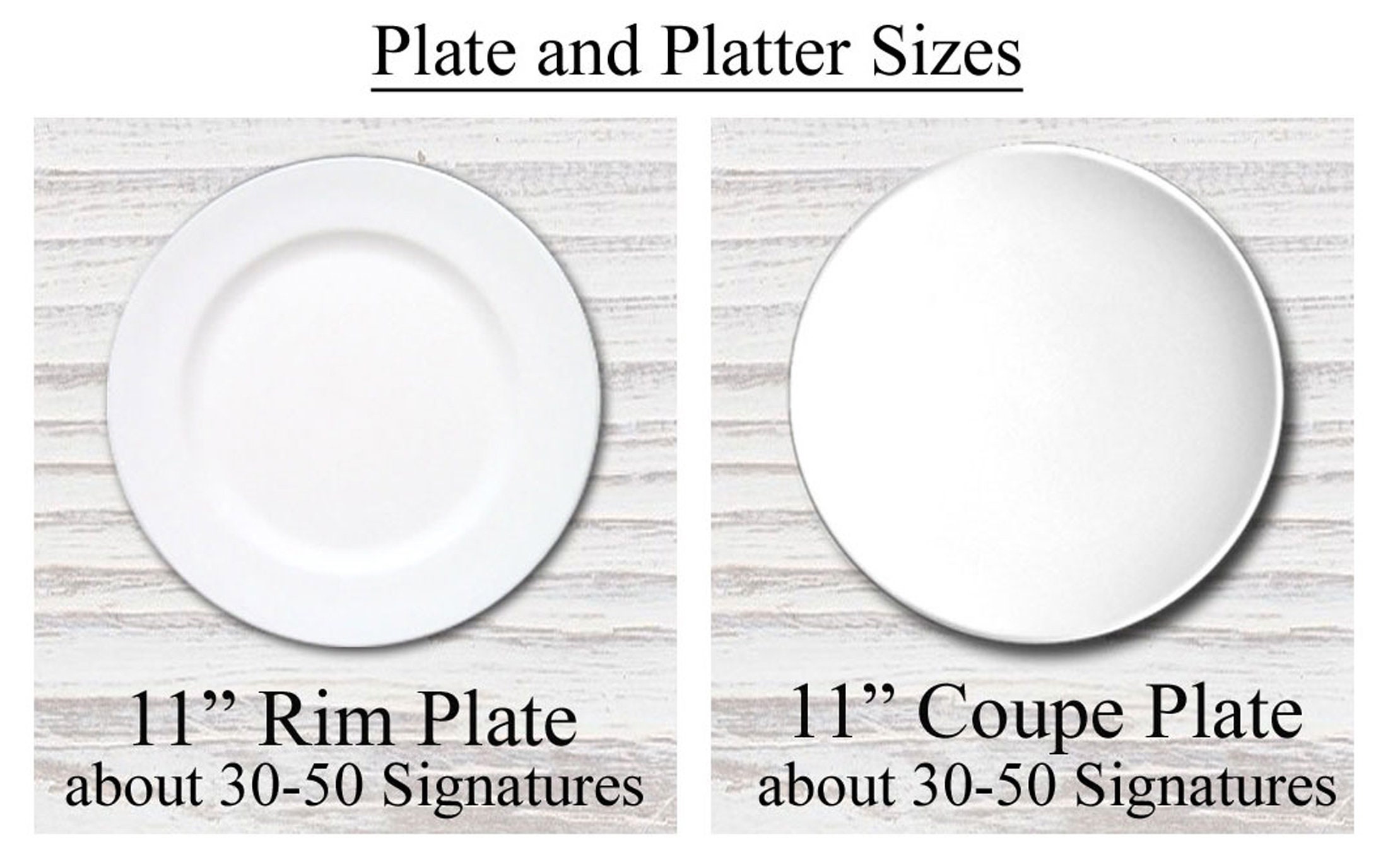 Personalized Wedding Signature Plate Guest Book Plate Etsy