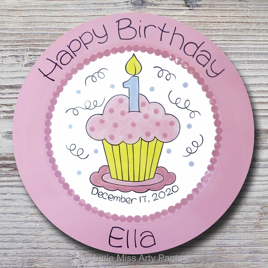 Personalized Birthday Plates Happy Birthday Plate 1st Etsy