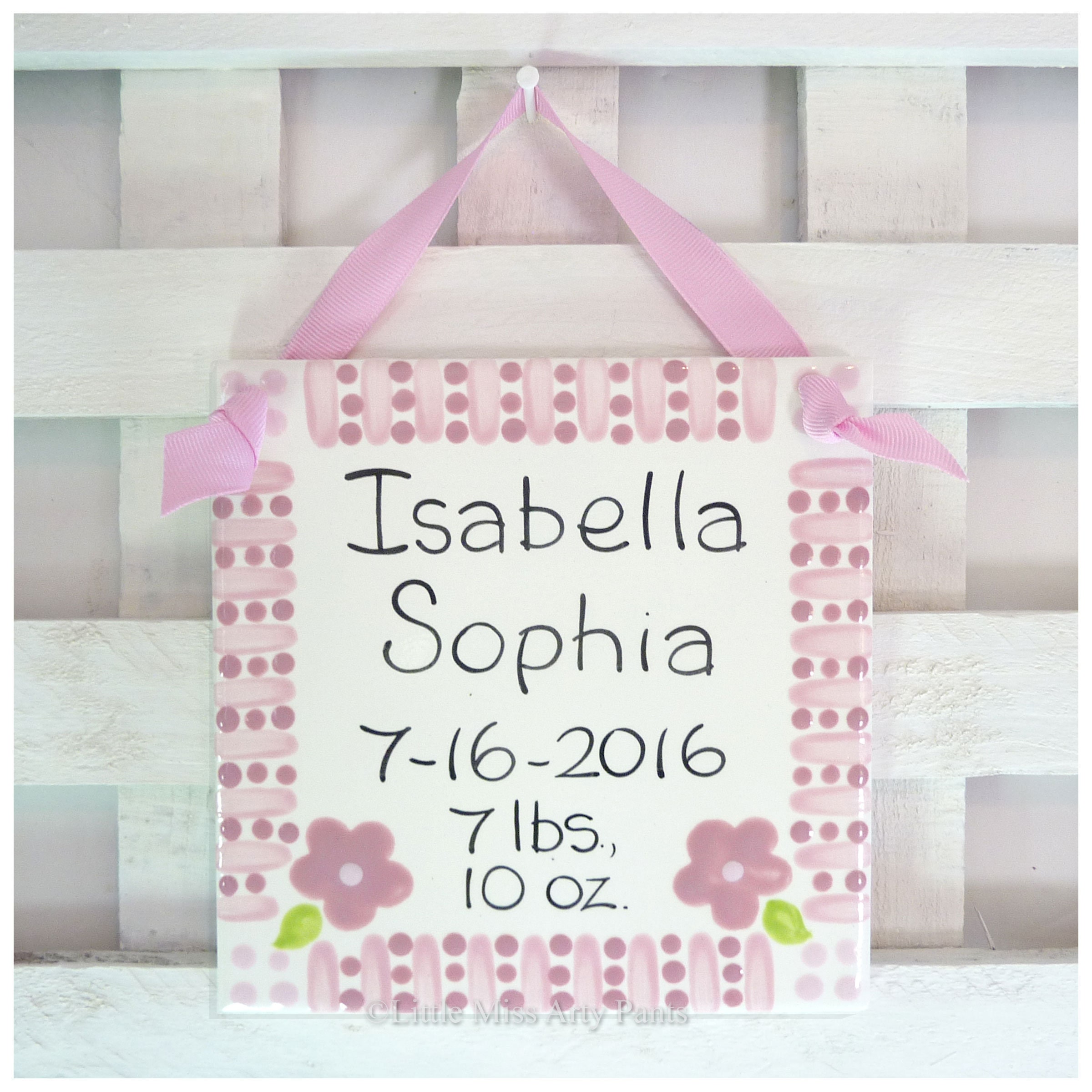 personalized baby shower plates