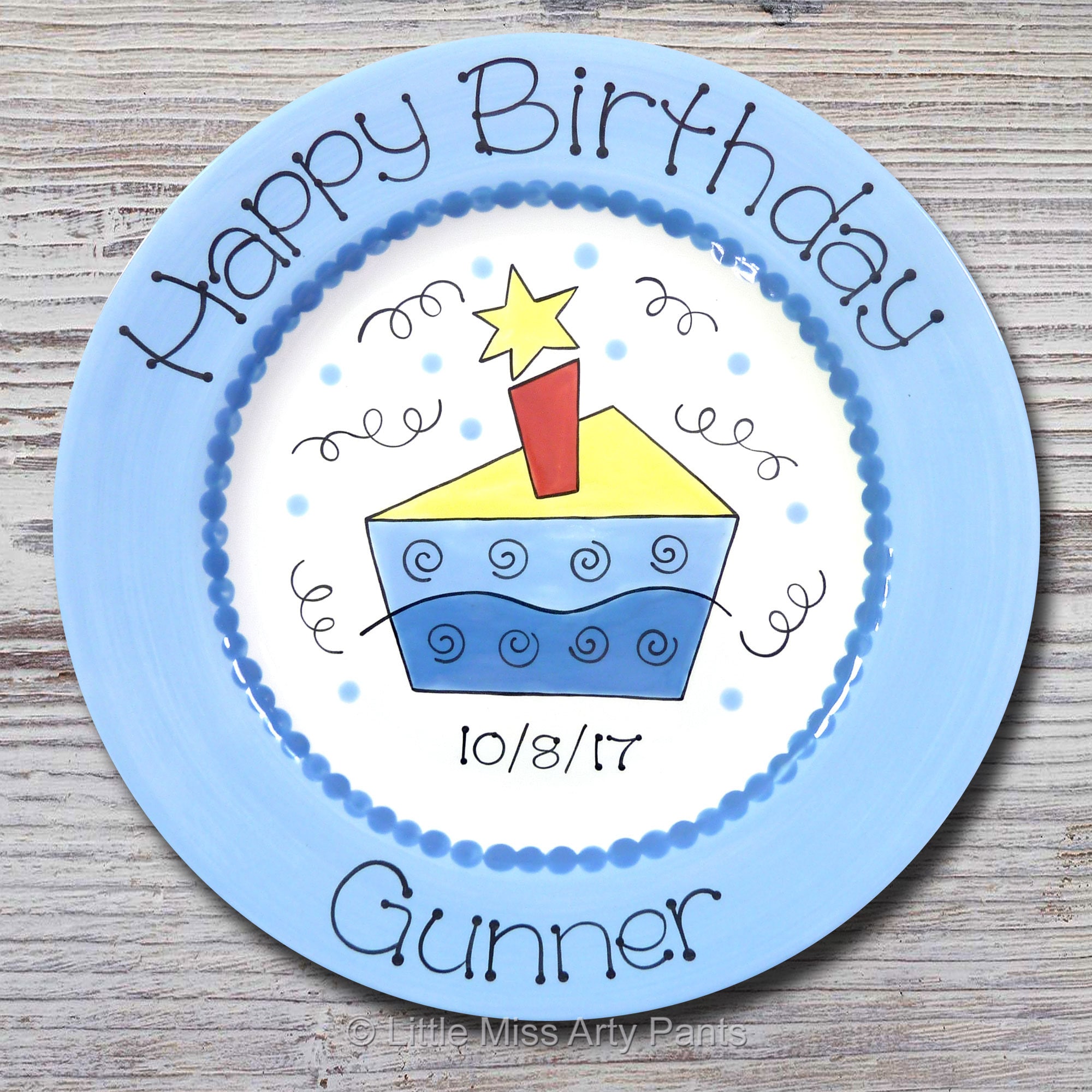 Happy Birthday Plate Restaurant / Personalized Birthday Plates - Happy
