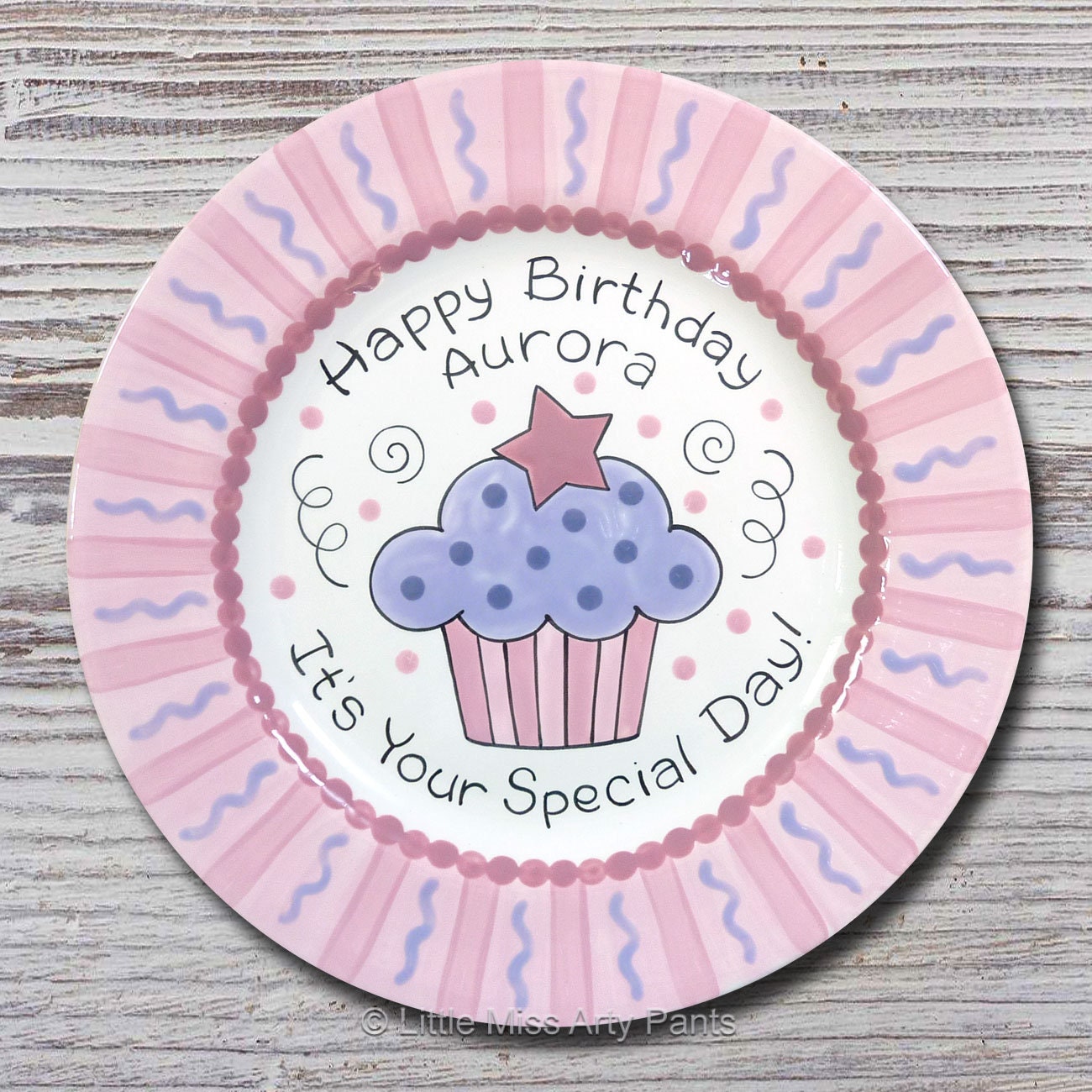 Personalized Birthday Plates Happy Birthday Plate 1st Etsy