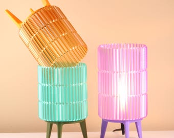 Cotton Candy Table Lamp: Dimmable Minimalist Bedside Light