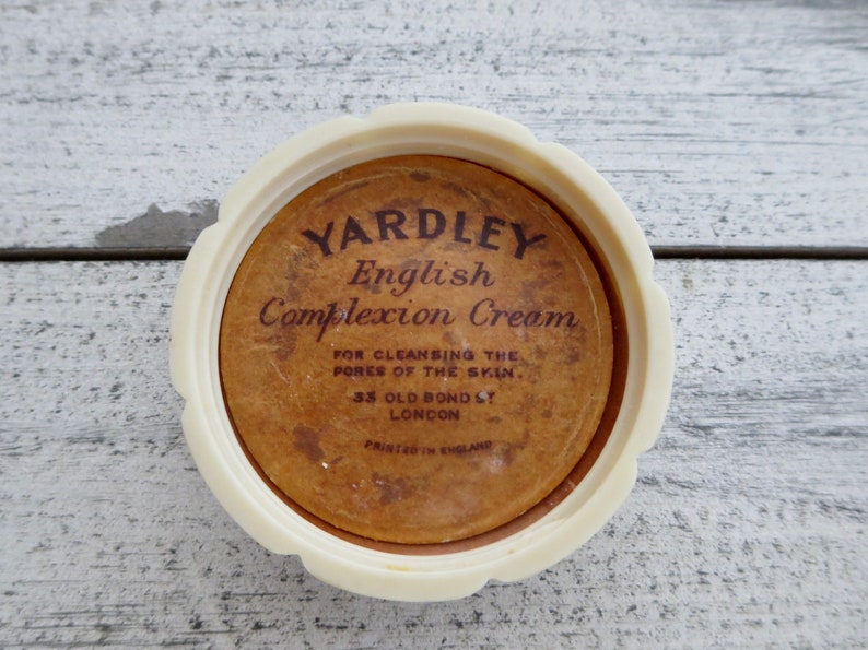 Vintage Yardley of London Complexion Cream Jar Collectible Etsy