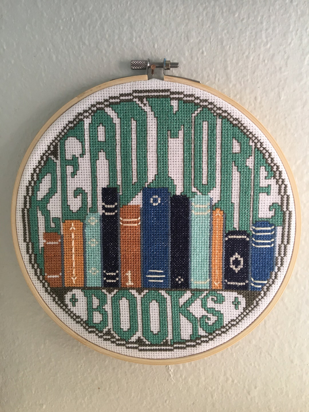 Harry Potter Book Titles Cross Stitch Pattern - Modern on Monticello