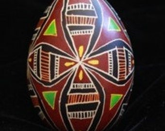 Pysanka (Ukrainian Easter Egg) Duck Egg