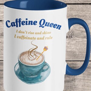 White Ceramic 15 oz. Funny Coffe Mug with Quote for Coffe Enthusiast
