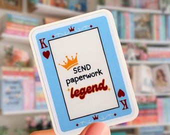 SEND Paperwork Legend Sticker School Staff Gift