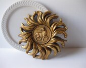 RESERVED ITEM Aries the Ram Retro Vintage Wall Hanging