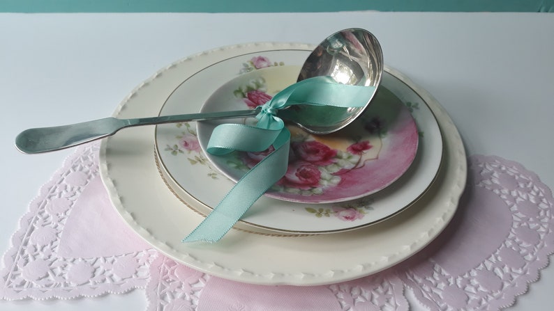 Weddings Bridal Vintage Soup Ladle Bailey Banks /& Biddle Silverplate