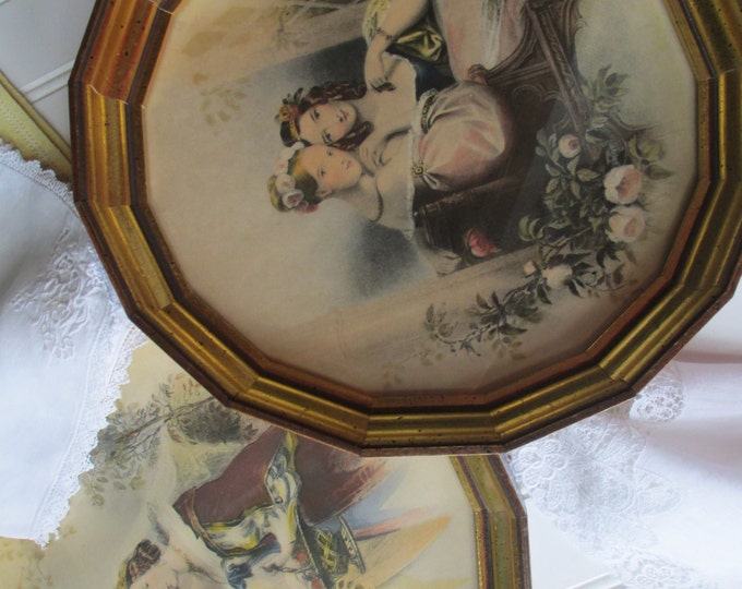 Beautiful Vintage Victorian Style Wall Hanging Pair Etsy